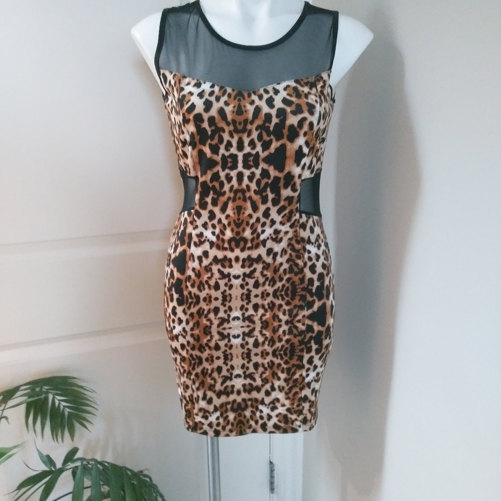 Try This leopard pattern dress